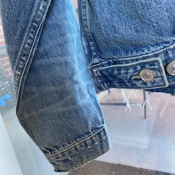 NWT Hudson Distress Cropped Trucker Jean Jacket - Picture 7 of 12